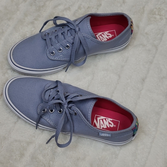 Vans Light Blue Women's Size 7.5 Worn Once - Picture 6 of 6